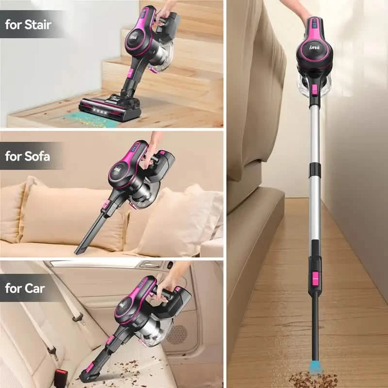 6 in 1 Rechargeable Powerful Lightweight Cordless Stick Vacuum Cleaner Household Appliances - DailySale