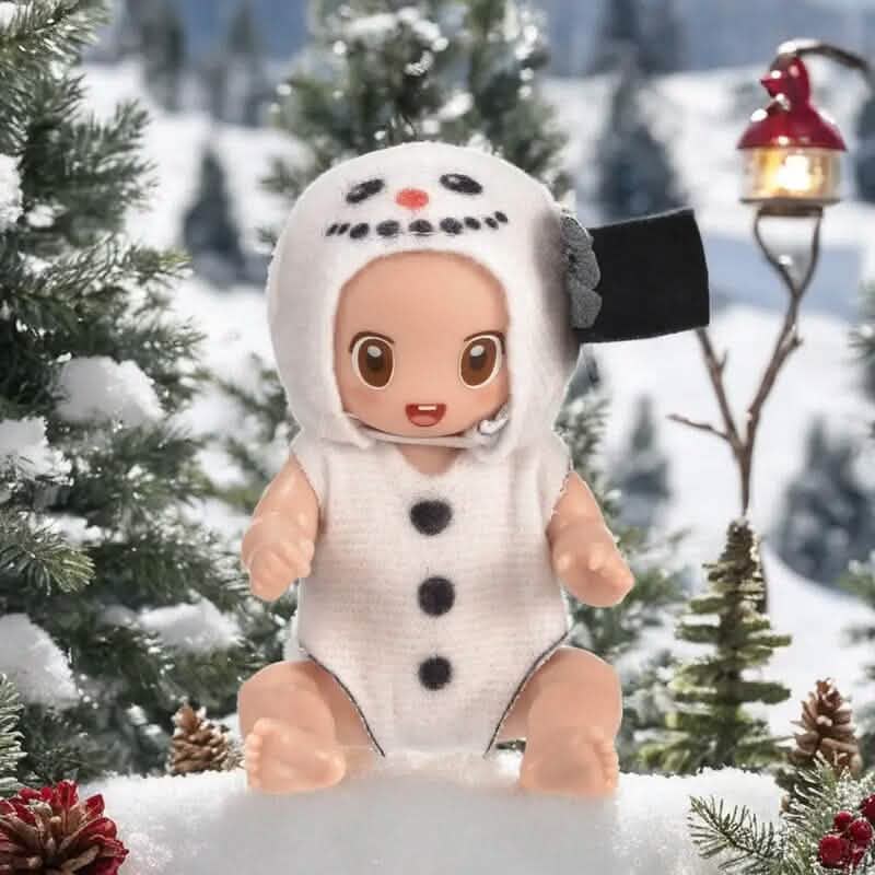 6-Pack: Christmas-Themed Mini Reborn Youngsters Dolls Toys & Games - DailySale