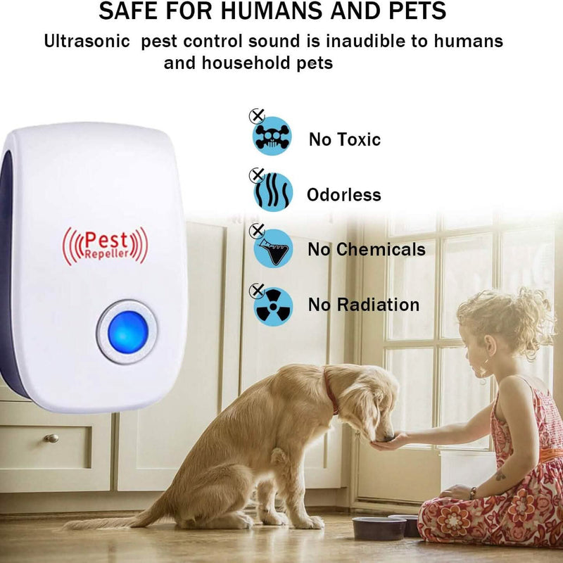 6-Pack: Ultrasonic Pest Repeller Electronic Plug in Pest Control Pest Control - DailySale