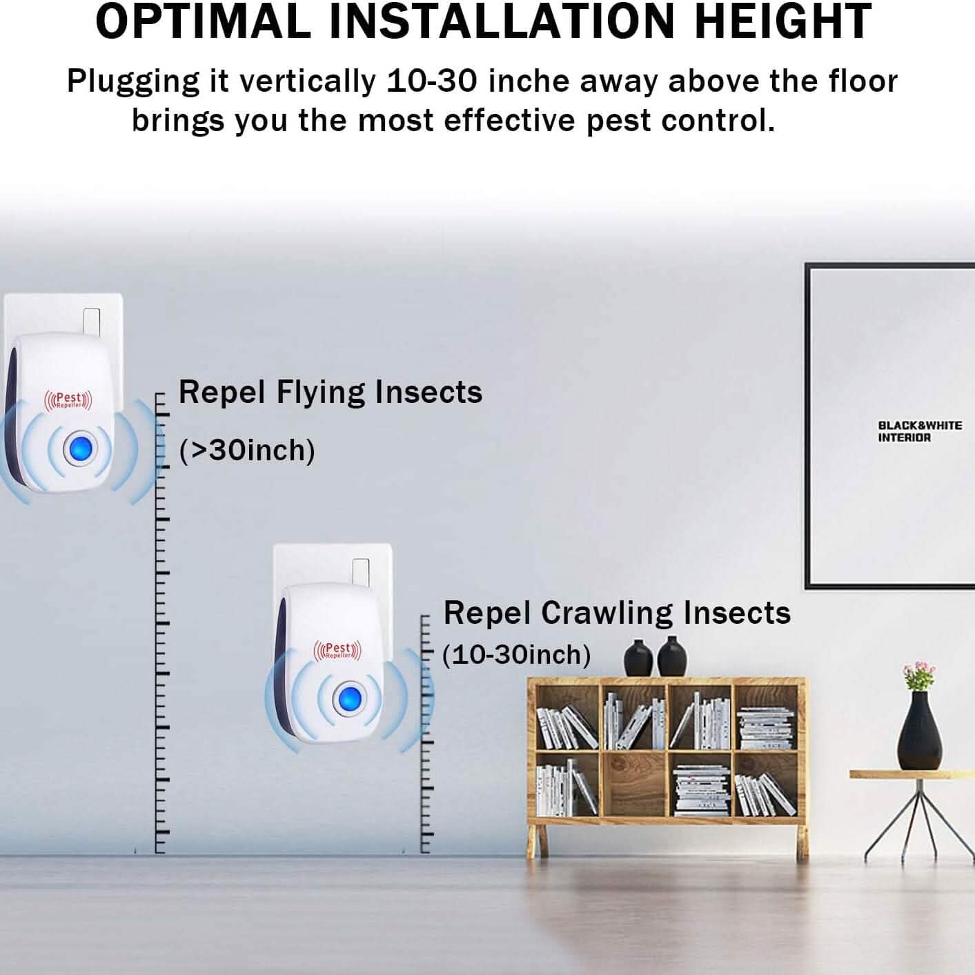 6-Pack: Ultrasonic Pest Repeller Electronic Plug in Pest Control Pest Control - DailySale