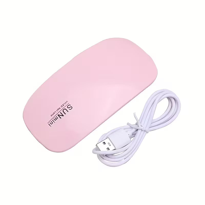 6W UV LED Nail Lamp – USB Portable Gel Curing Light