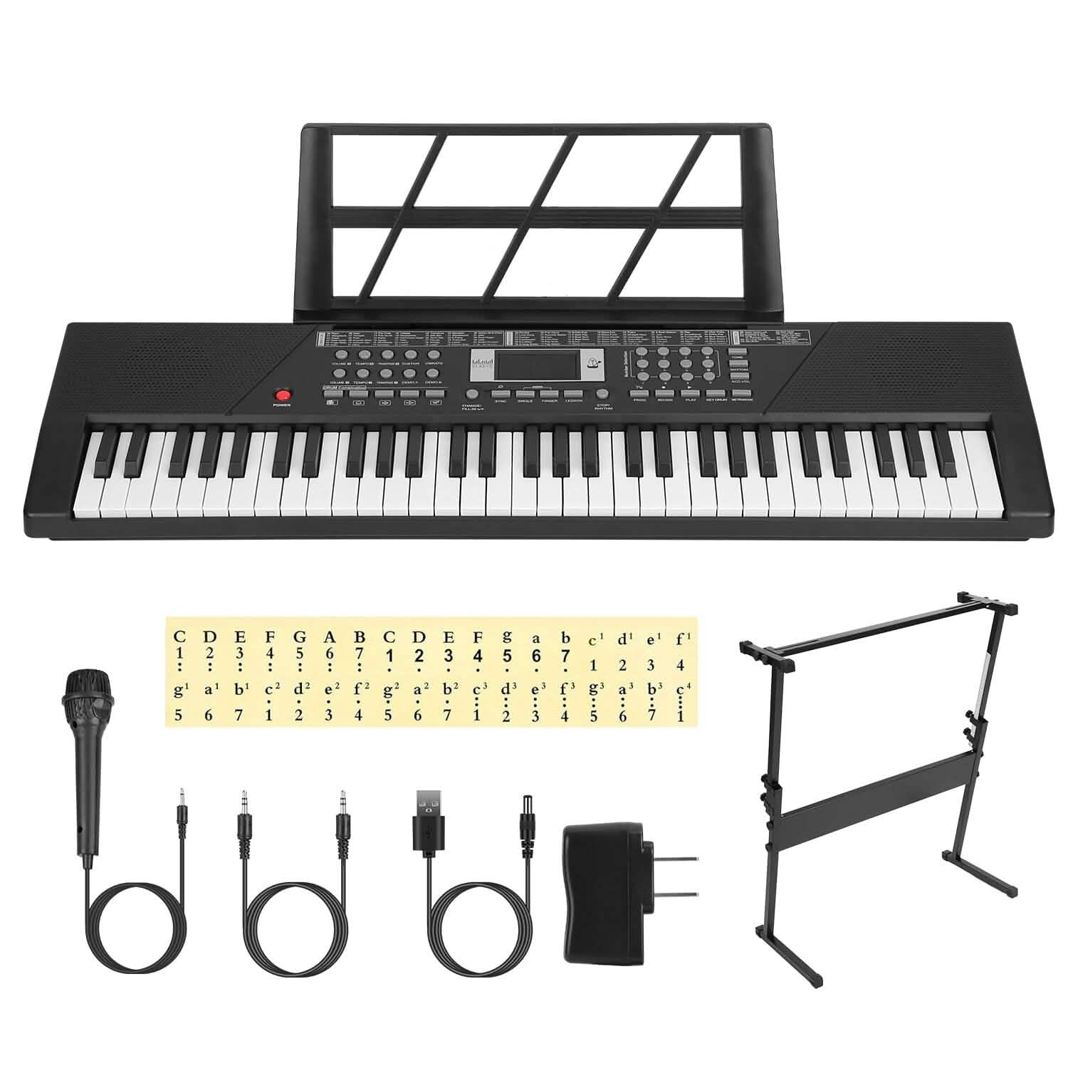 61 Keys Digital Music Keyboard Electronic Piano Toys & Games - DailySale