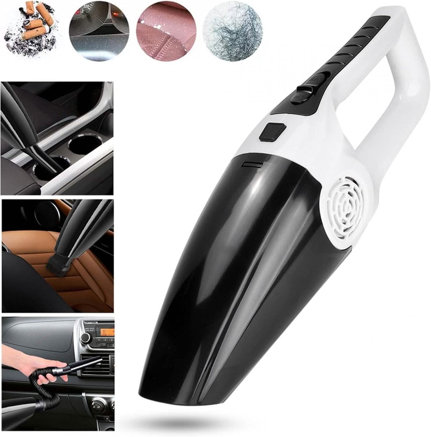 High-Power Car Vacuum Cleaner | Wet & Dry, Mini & Portable