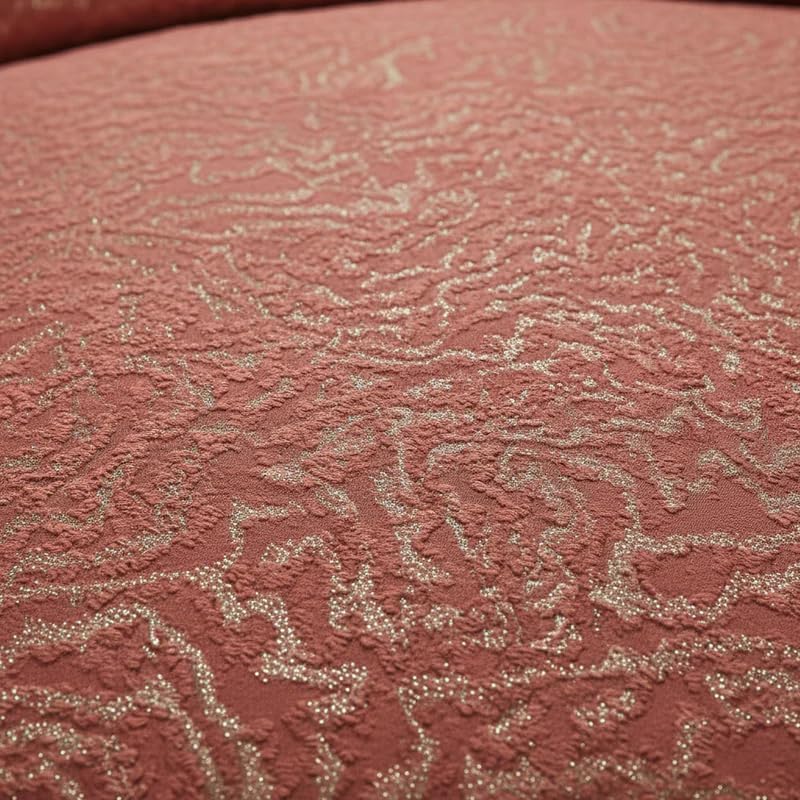 Botanical 5-Piece Comforter Set - Pintuck Bedding with Abstract Wave Design