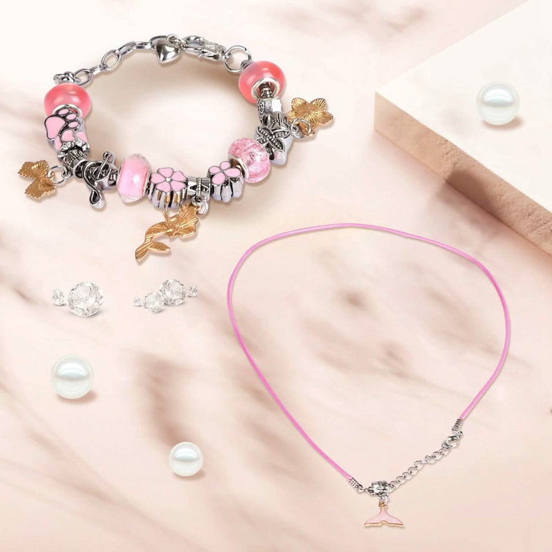 66-Pieces: Charm Bracelet Making Kit Women's Shoes & Accessories - DailySale