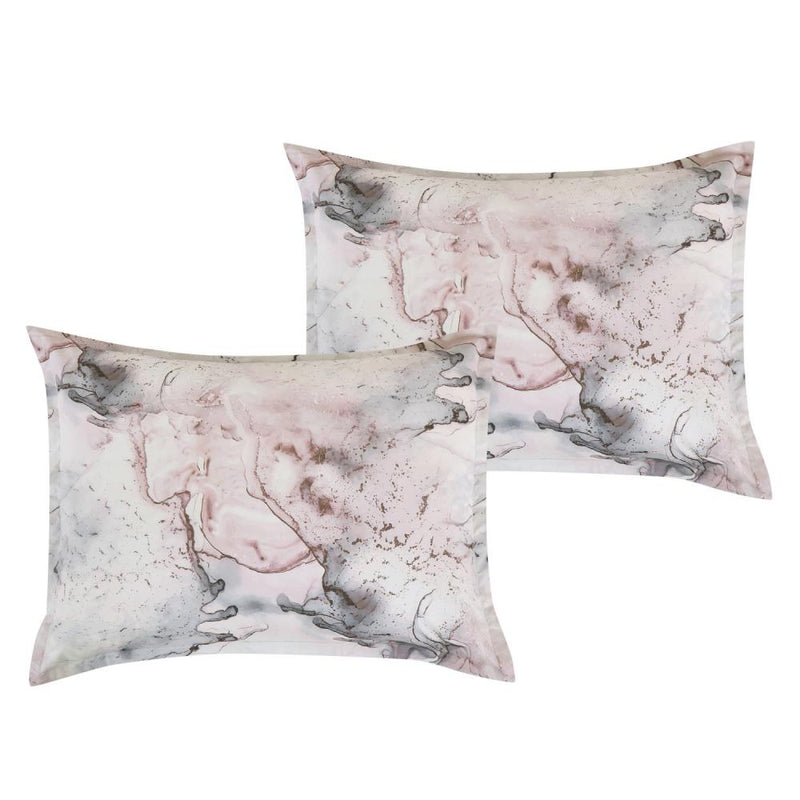 7 Piece Abstract Print Comforter Set with Bed Sheet Set, 22896