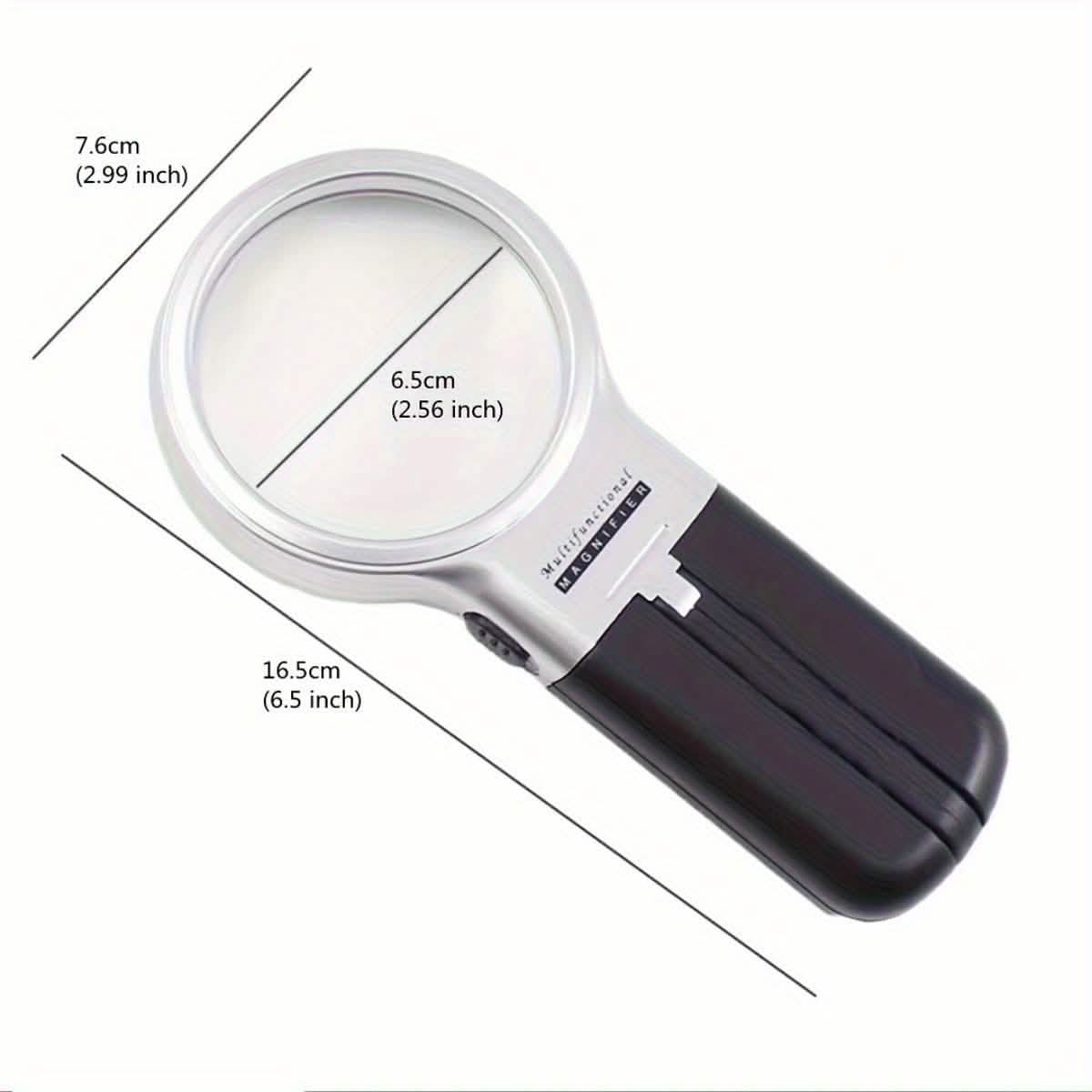 Foldable HD Multi-Power Magnifying Glass (Handheld & Desktop)