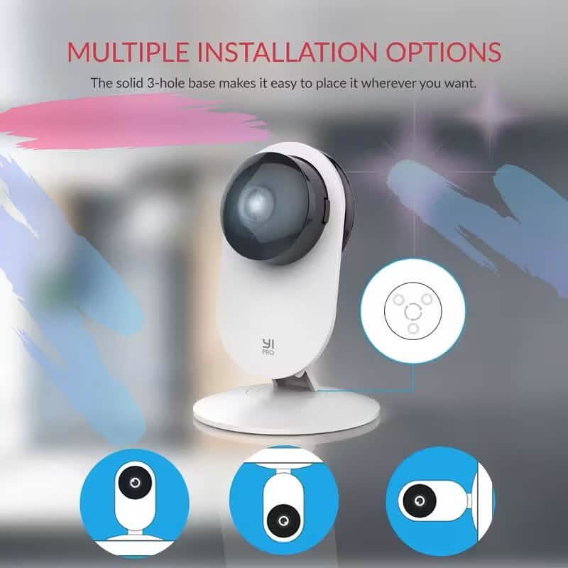 2K HD Indoor/Outdoor Wi-Fi Camera – Color Night Vision, 2-Way Audio, Motion Tracking