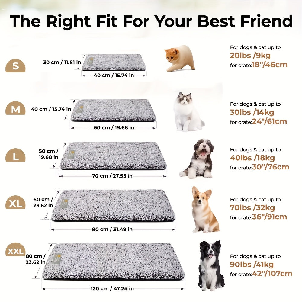 Winter Warming Pet Mattress – Non-Slip, Washable