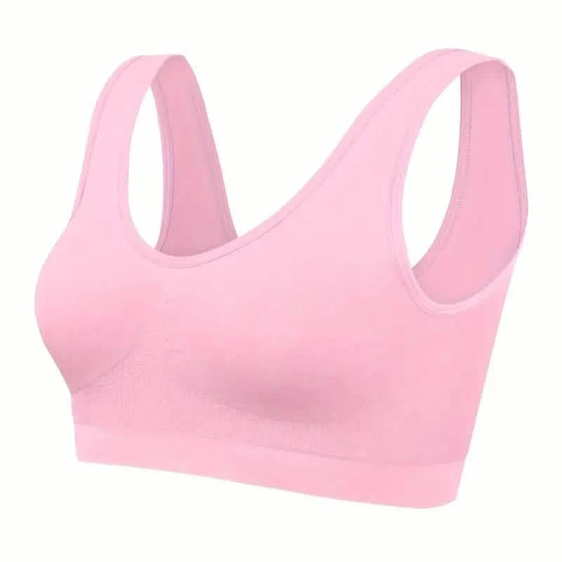 7-Pack: Solid Seamless Bra, Comfy Breathable Sporty Bra for Women's Lingerie & Underwear Women's Swimwear & Lingerie - DailySale