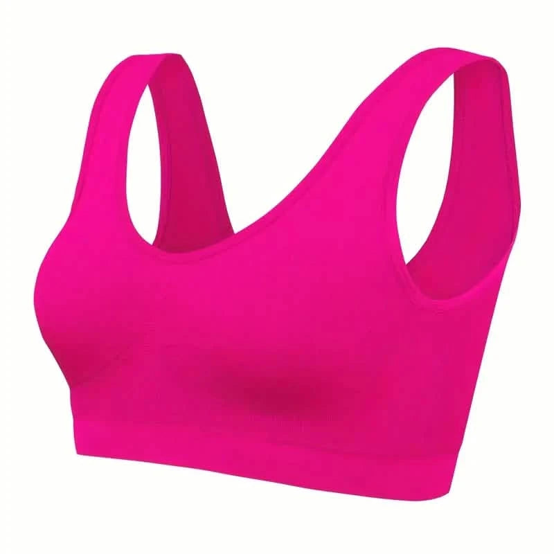 7-Pack: Solid Seamless Bra, Comfy Breathable Sporty Bra for Women's Lingerie & Underwear Women's Swimwear & Lingerie - DailySale