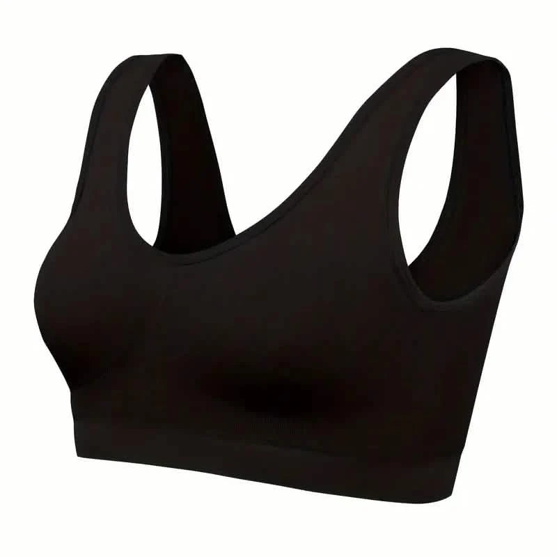 7-Pack: Solid Seamless Bra, Comfy Breathable Sporty Bra for Women's Lingerie & Underwear Women's Swimwear & Lingerie - DailySale