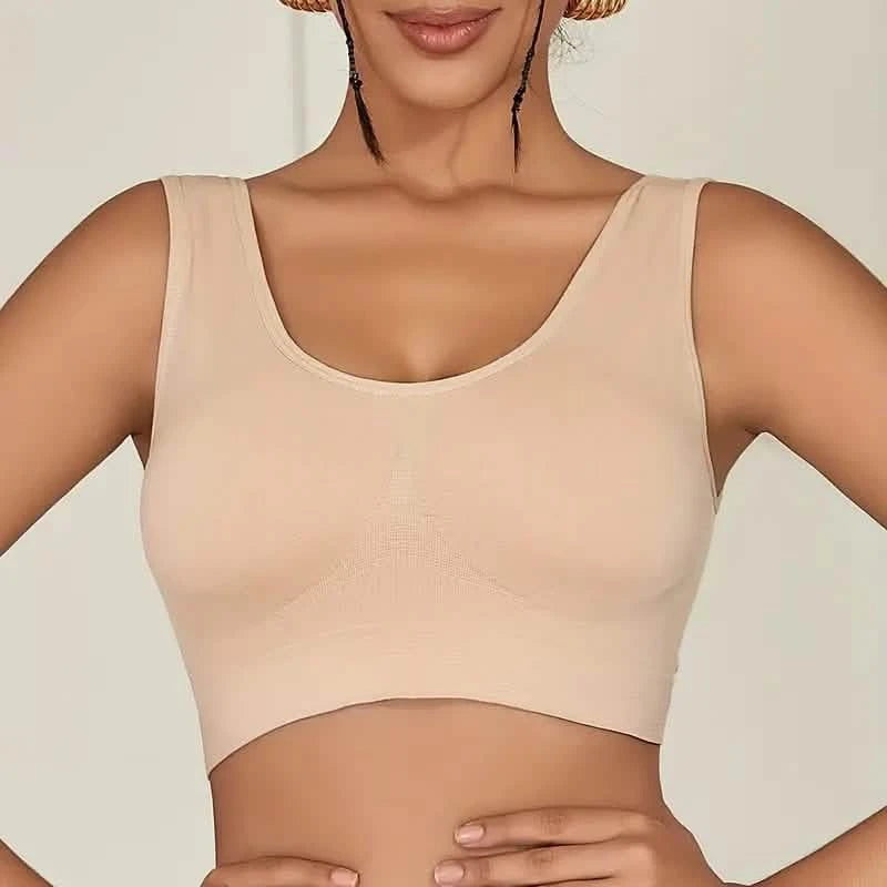 7-Pack: Solid Seamless Bra, Comfy Breathable Sporty Bra for Women's Lingerie & Underwear Women's Swimwear & Lingerie - DailySale