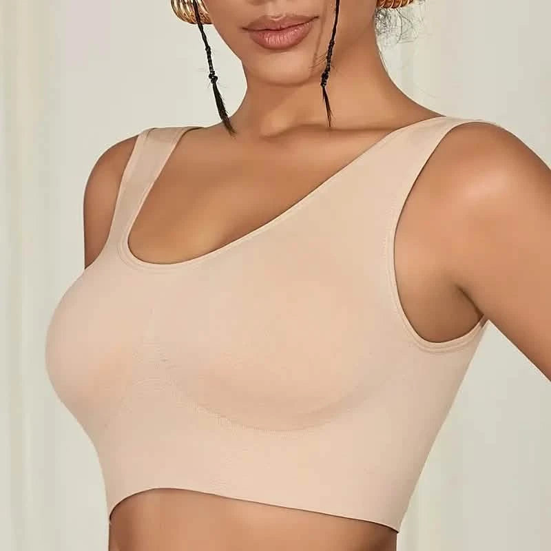 7-Pack: Solid Seamless Bra, Comfy Breathable Sporty Bra for Women's Lingerie & Underwear Women's Swimwear & Lingerie - DailySale