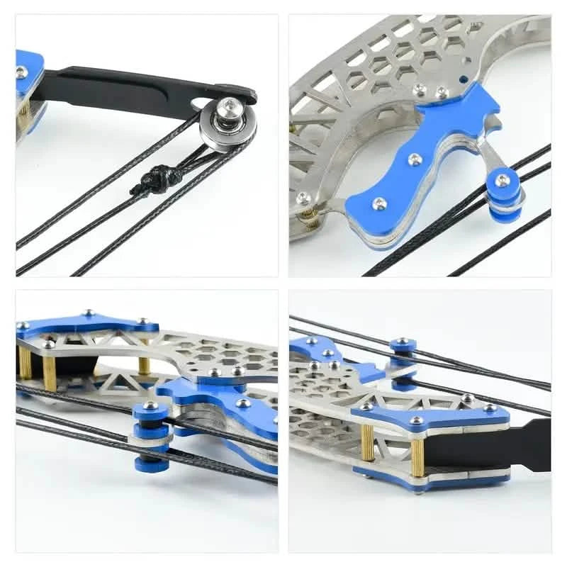 Mini Archery Bow Set – Right/Left Hand, Metal Compound Bow, Shooting Practice