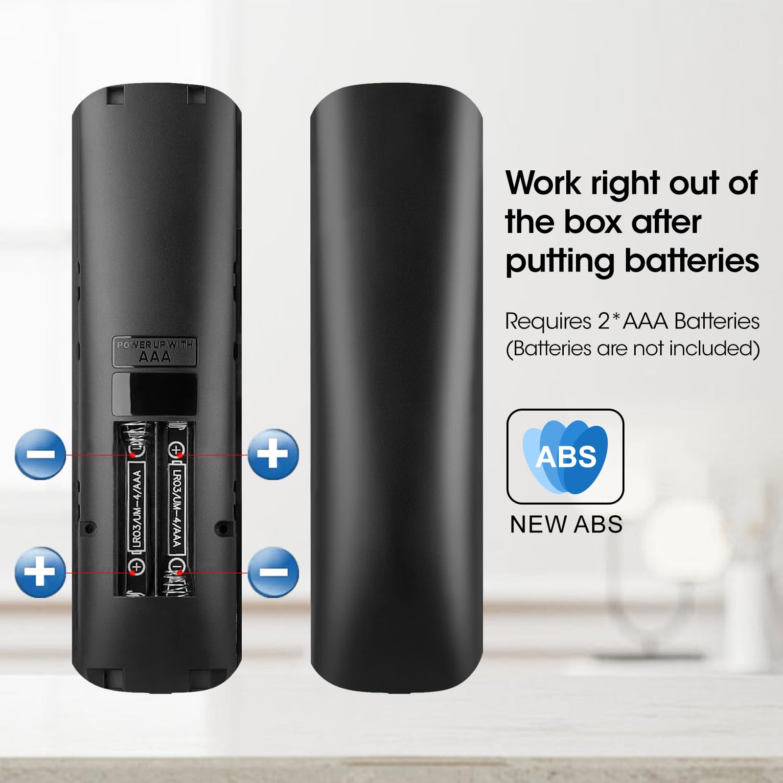 4-Pack Replacement Remote for Roku TV – Compatible with TCL, Hisense, Onn, Sharp & Philips Roku TVs (Not for Roku Stick/Box)