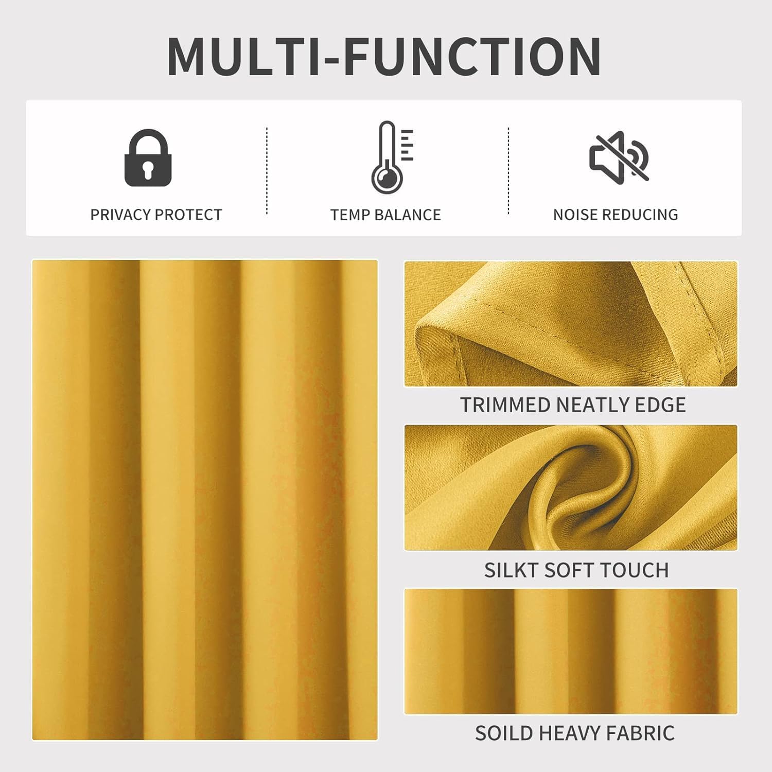 2 Pack - 55'' X 84'' Solid Thermal Blackout Panels (19 Colors)