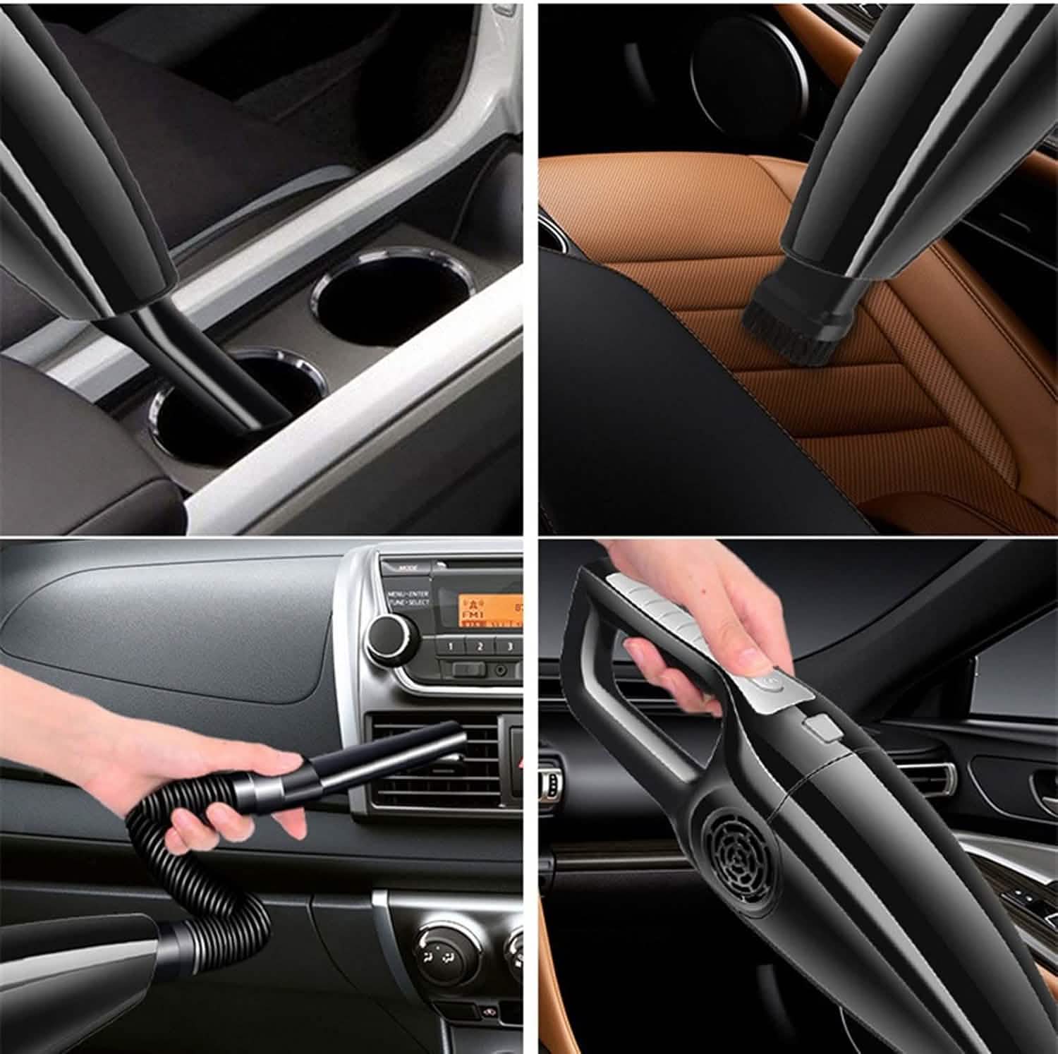 High-Power Car Vacuum Cleaner | Wet & Dry, Mini & Portable