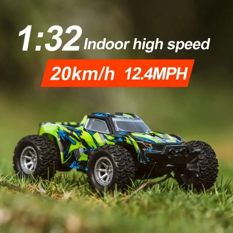 1:32 Scale RC Remote Control Car – 20 Km/h, 2.4GHz, Red & Green
