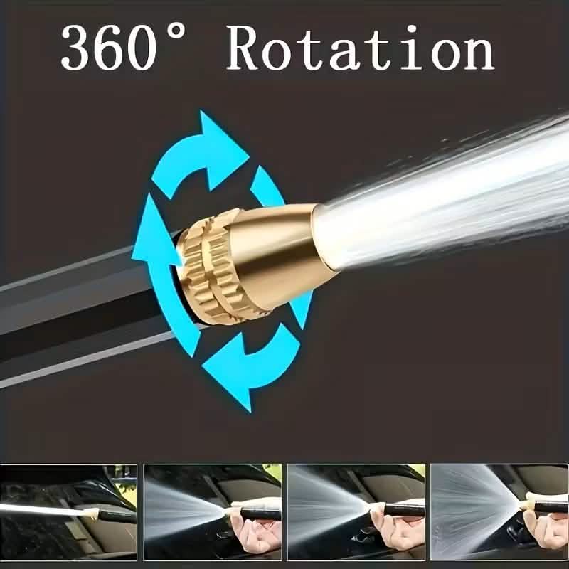 Portable High-Pressure Car Wash Gun – Multi-Function Garden Hose Nozzle