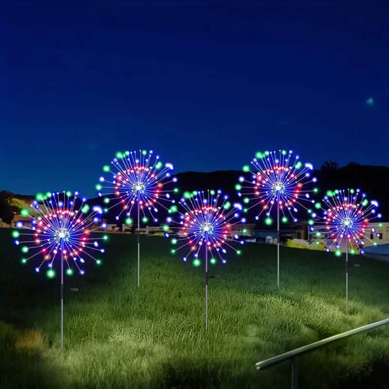 8 Lighting Modes Solar Festival Viewing Decorative Outdoor Lights Outdoor Lighting Multicolor - DailySale