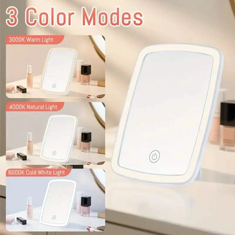 Makeup Mirror with Lights – USB Rechargeable