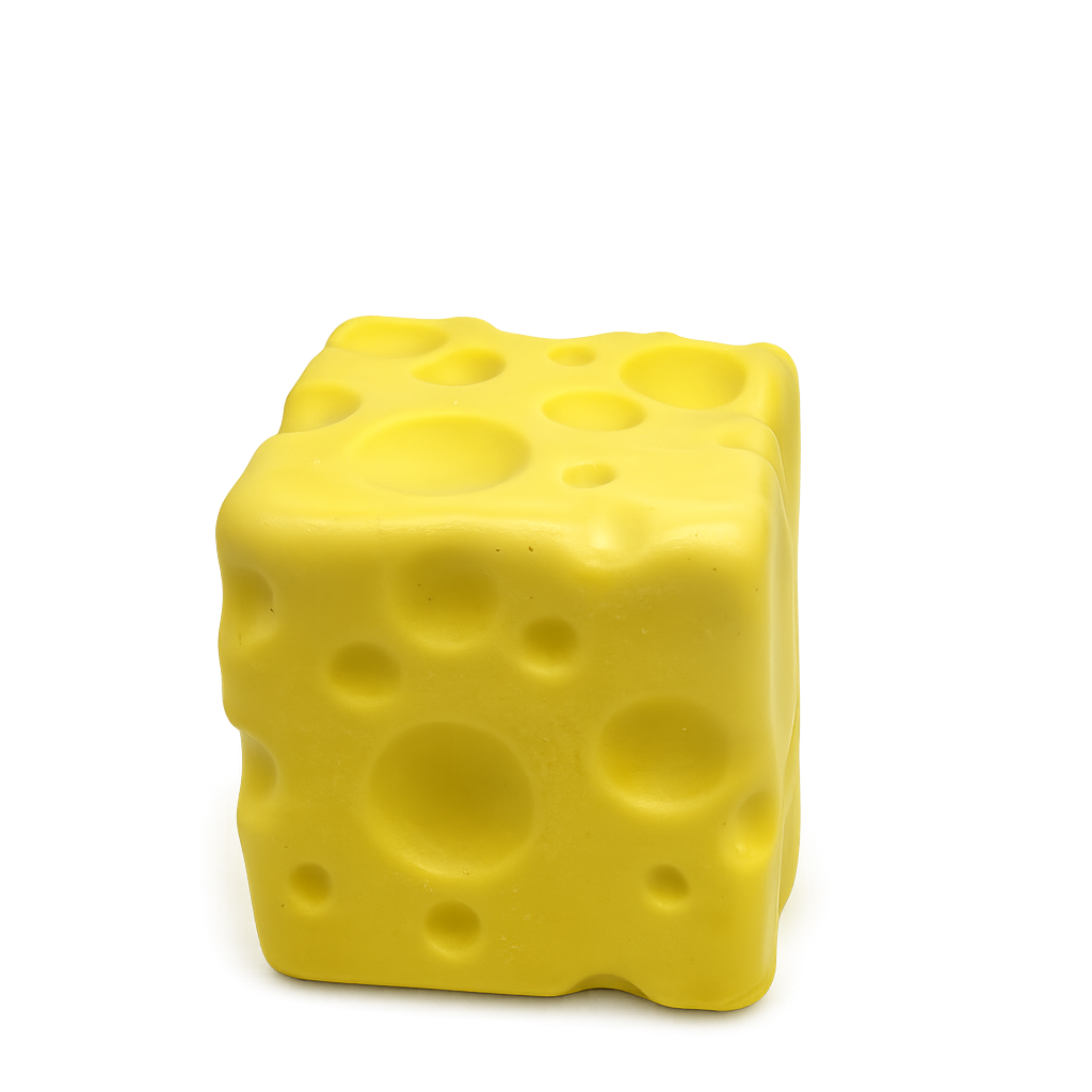 Fun Doh Slow Rise Cheese Squishy - Slow Rising Sensory Stress Toy