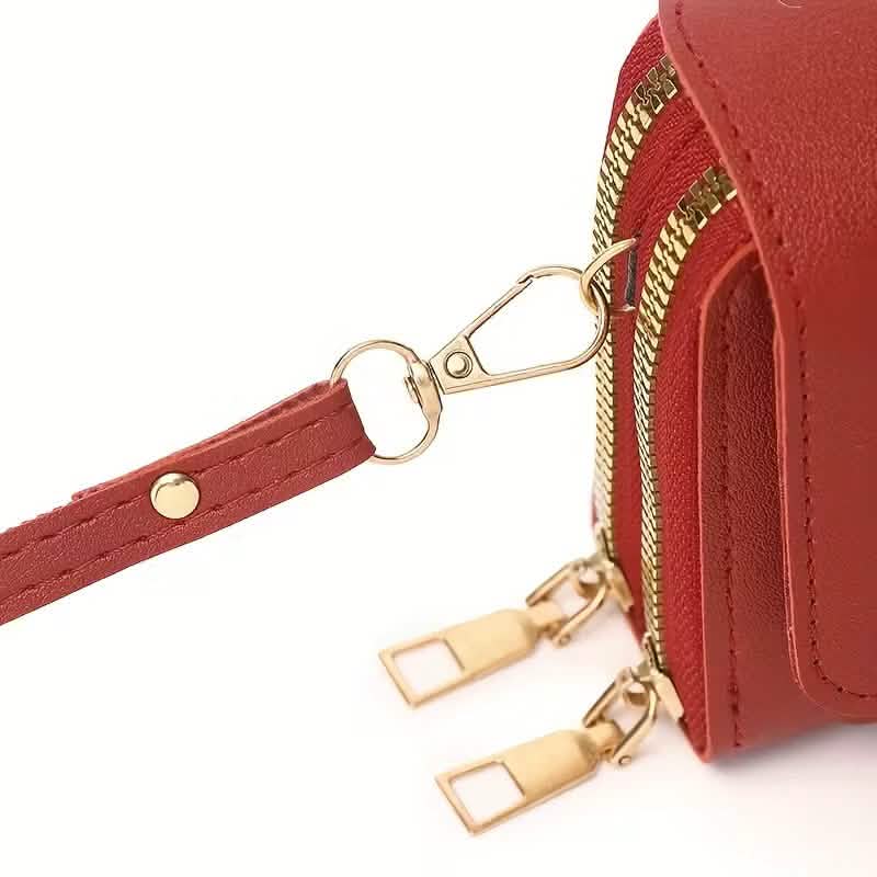 Vegan Messenger Bag – Lightweight Large Shoulder Bag with Detachable Organizer