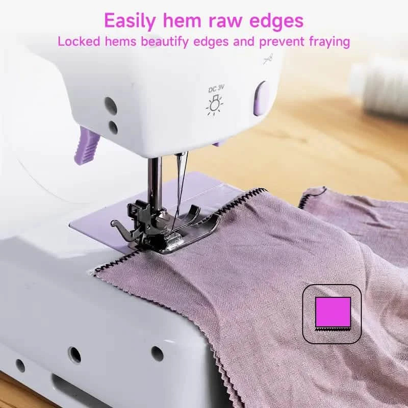 Pro Portable Electric Sewing Machine – 12 Stitches, Adjustable Speed, Multifunctional