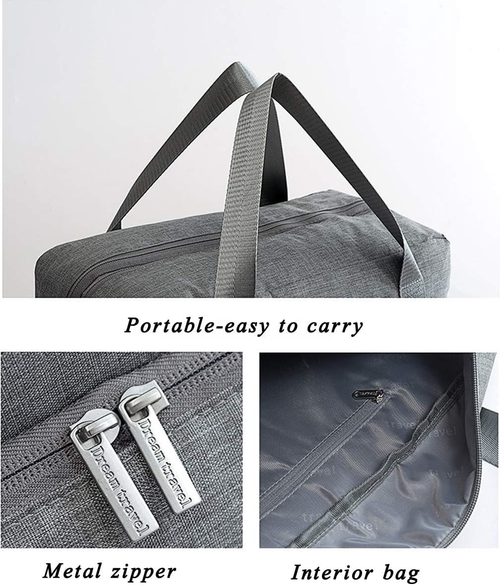 Metal zipper and interior pouch detail