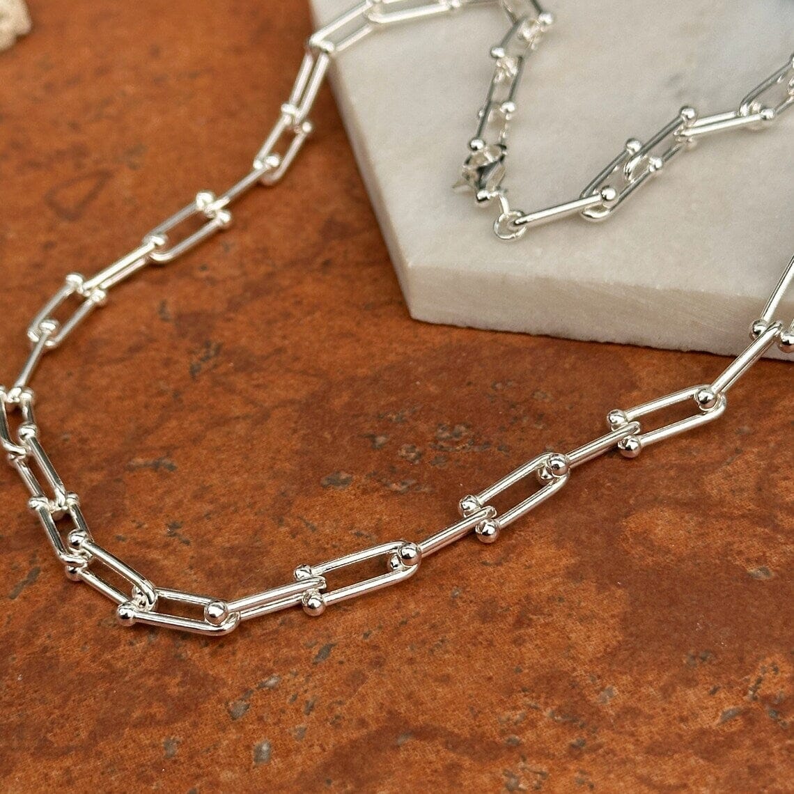 Anti-Tarnish on sale 925 Solid Silver Necklace