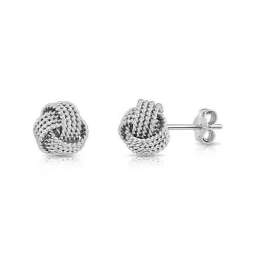 925 Silver Love Nut Stud Earrings Earrings - DailySale