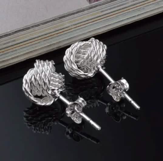 925 Silver Love Nut Stud Earrings Earrings - DailySale
