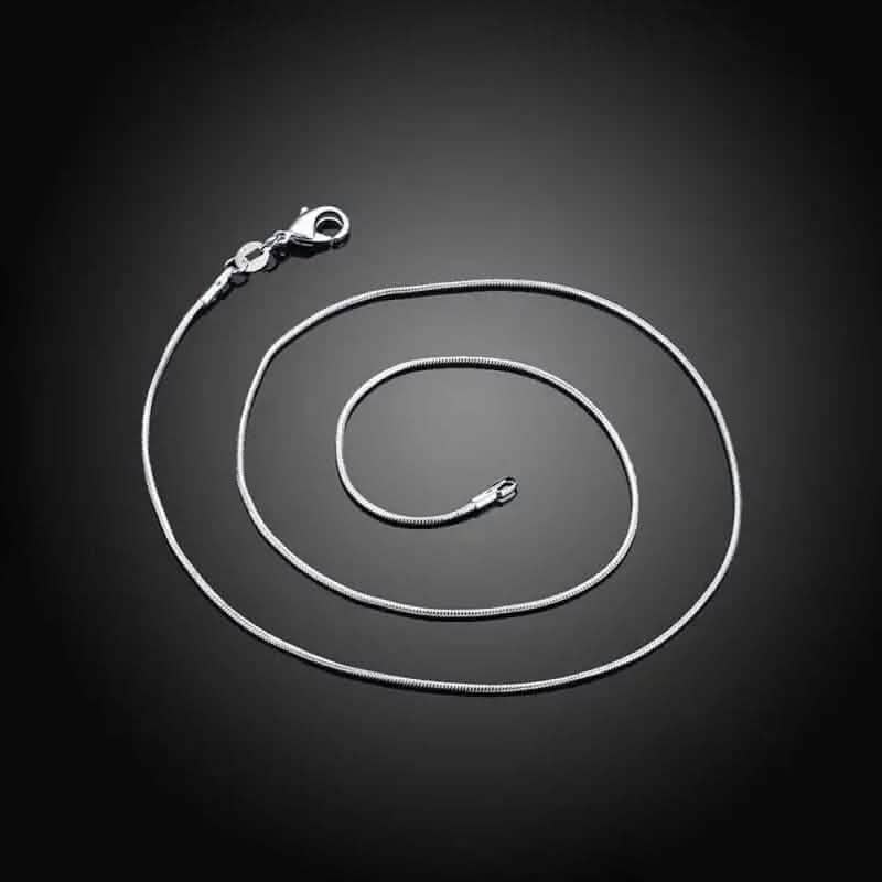 925 Sterling Silver 1.1MM Necklace Chain Necklaces - DailySale
