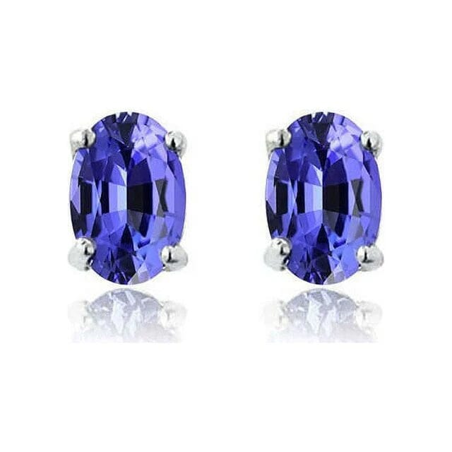 Blue newest Purple Tanzanite Floral 925 Dangle Earring Pair Russian Lock Design 605