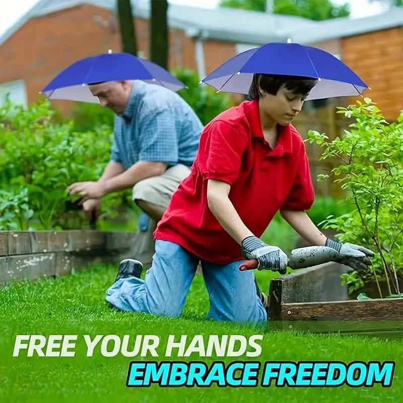 UV Protection Umbrella Hat – Elastic, Camping, Fishing & Outdoor Activities