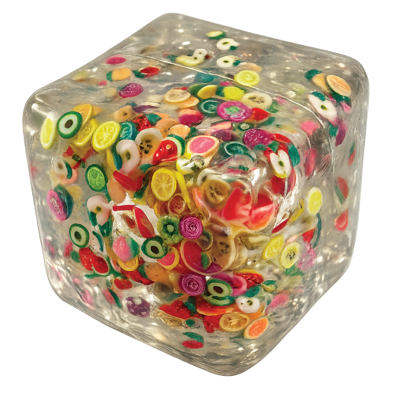 Fun Doh Squishy Charm Cube Sensory Fidget Toy – Assorted Styles