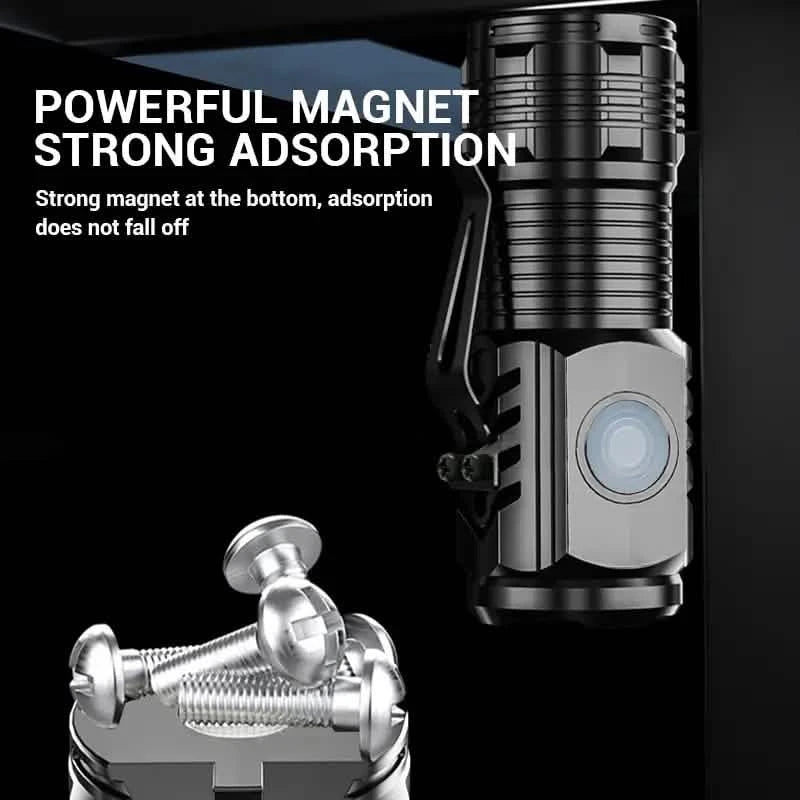 2-Pack: USB Rechargeable Mini LED Tactical Flashlight