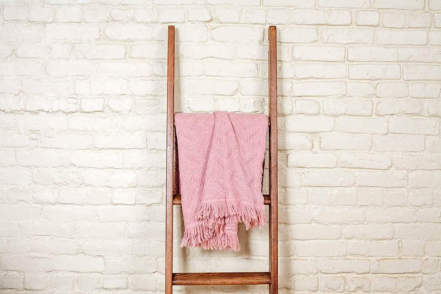 Kasentex 100% Cotton Soft Knitted Throw Blanket, Room Decor, Graduation Gifts, Fathers Day Gift, Mom Gift