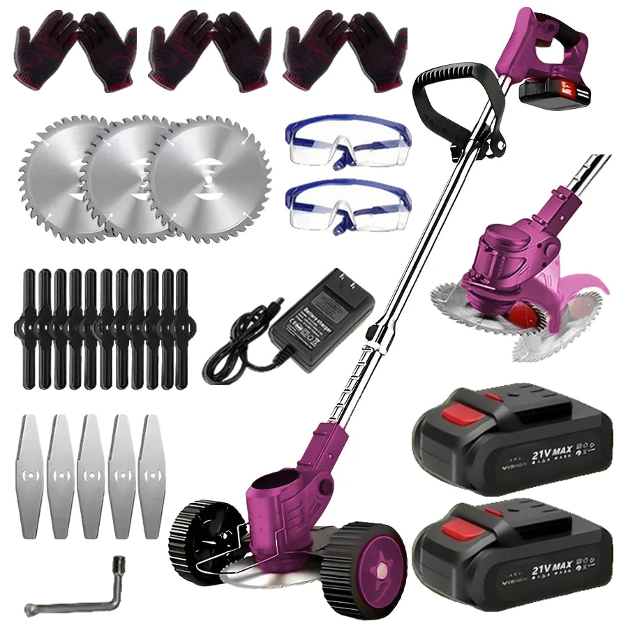 3-in-1 Electric Weed Wacker - Grass Trimmer, Lawn Edger & Brush Cutter