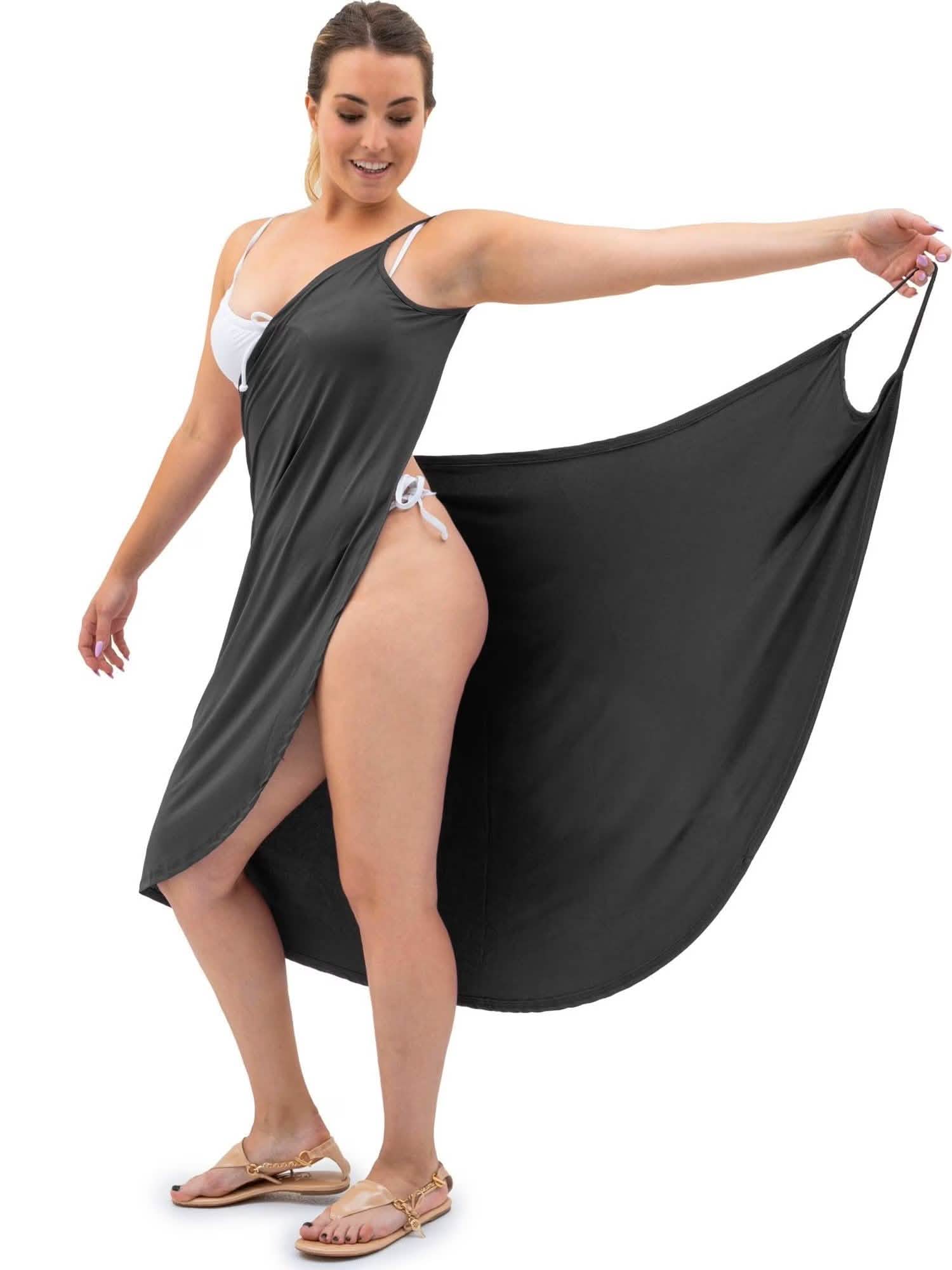 Wearable Bath Towel for Adults - Beach Wrap Cover-Up Dress