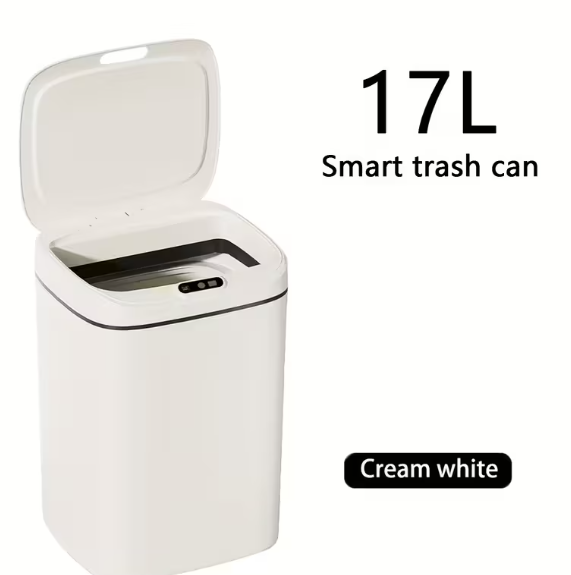 Smart Hands-Free Trash Can – 12L & 17L, Motion Sensor