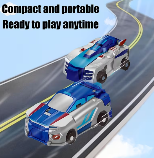 Car & Transforming Dinosaur Toy – Crash-Proof Manual