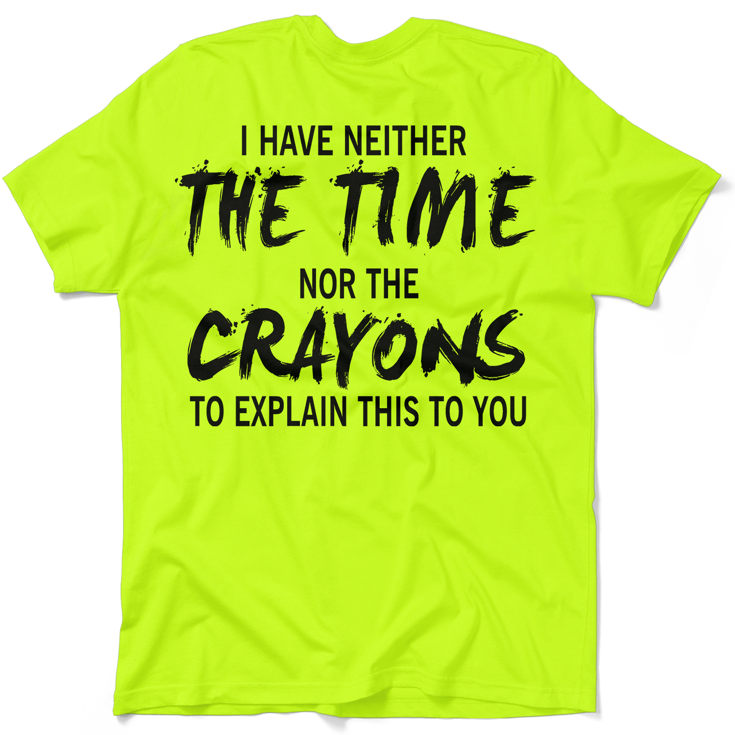 Crayons - Safety Yellow T-Shirt