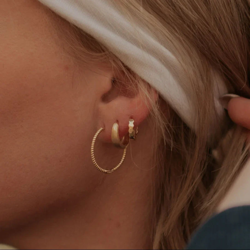 Rue Brushed Hoops
