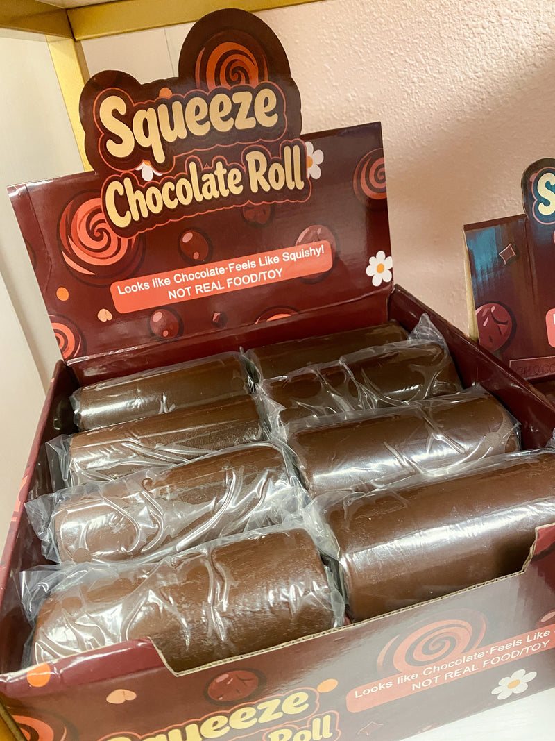 Chocolate Roll Squishy Slow Rising Stress Relief Toy | Fidget Toy