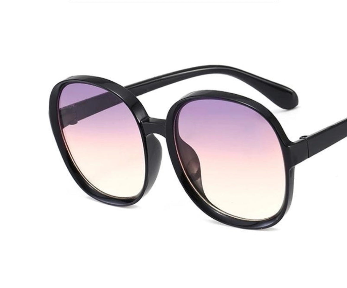 Round Large Frame Wild Sunglasses
