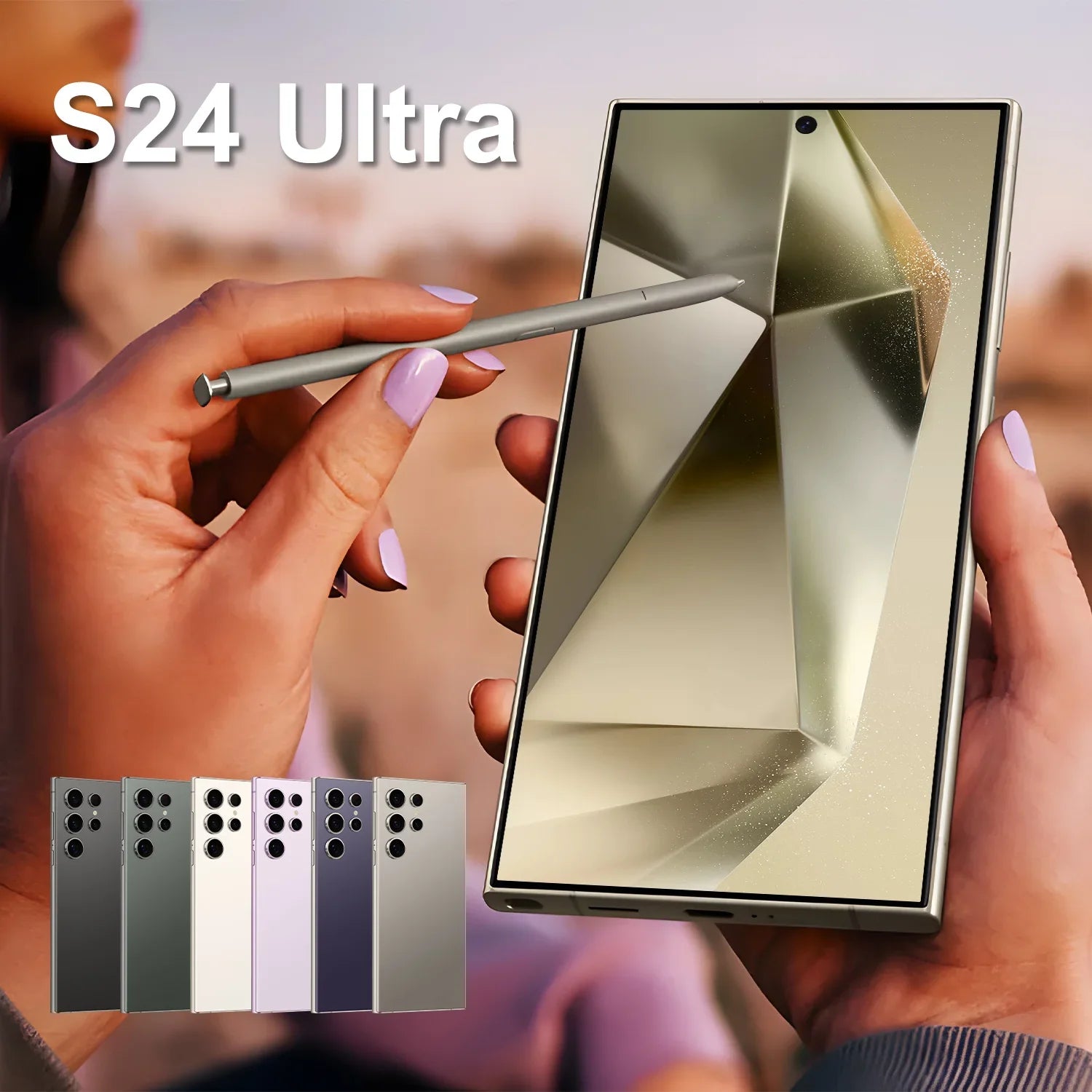 2025 S24 Ultra 7.3" 5G Smartphone - 16GB+1TB, S Pen, Android