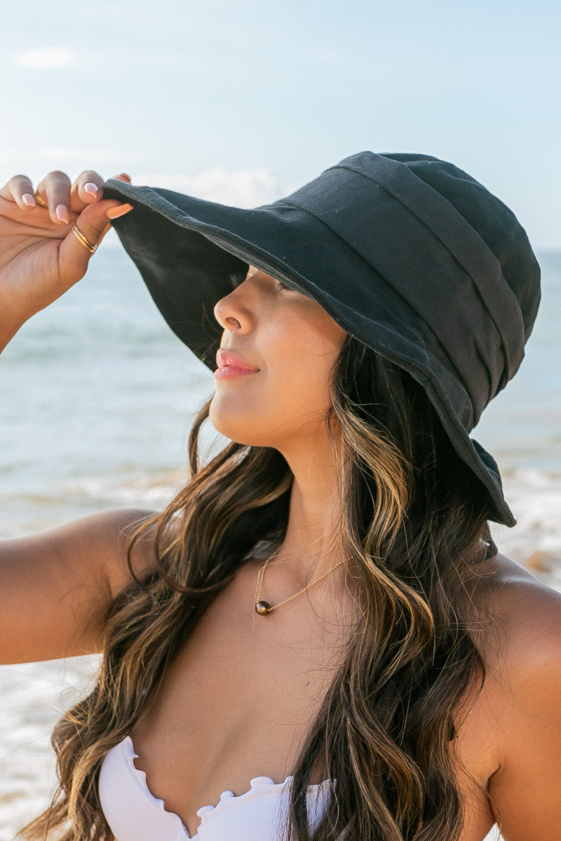 Tie-Back Bucket Sunhat