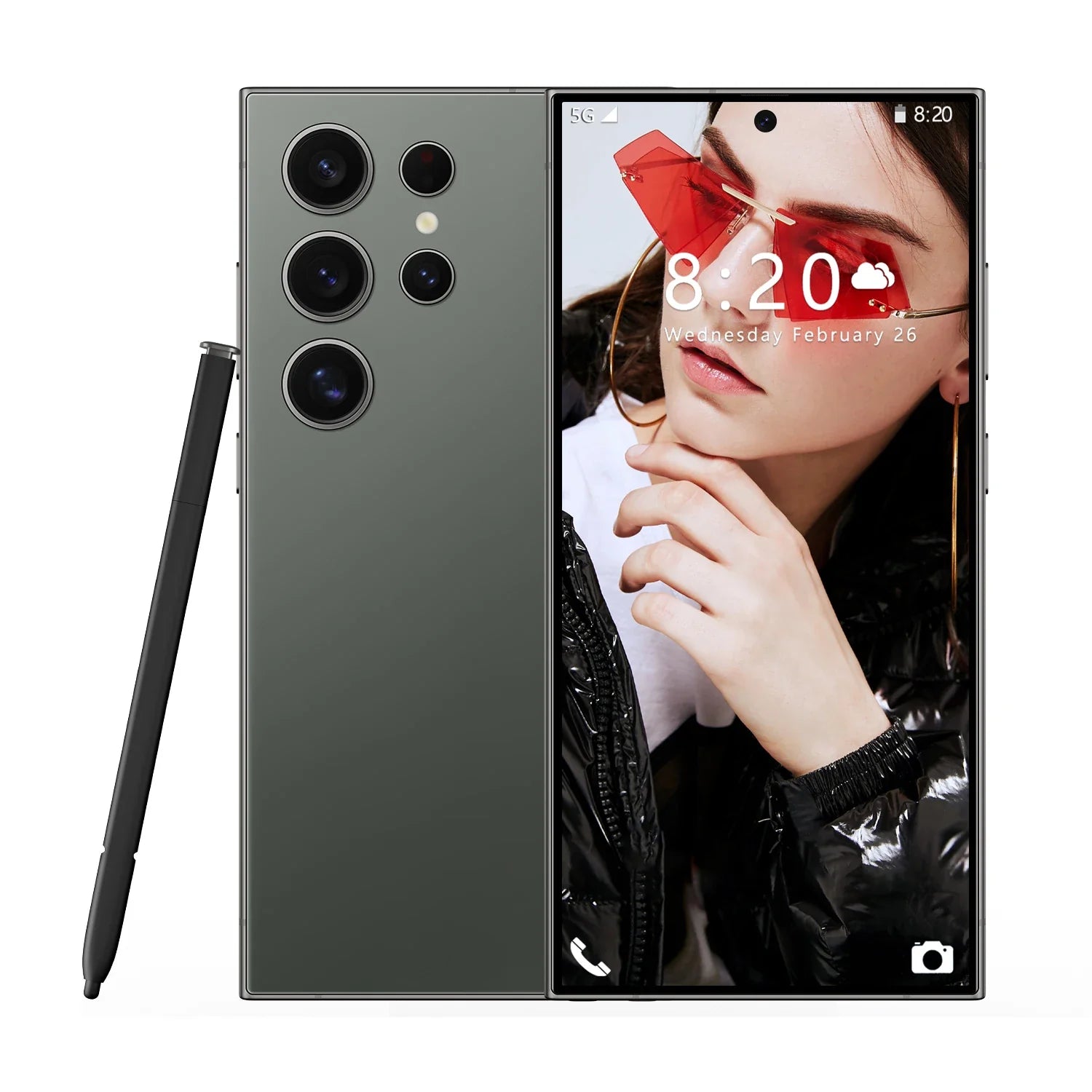 2025 S24 Ultra 7.3" 5G Smartphone - 16GB+1TB, S Pen, Android